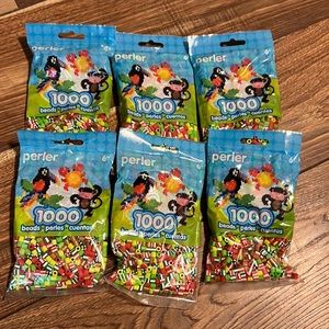 Perler beads. 6,000 beads with multiple colors